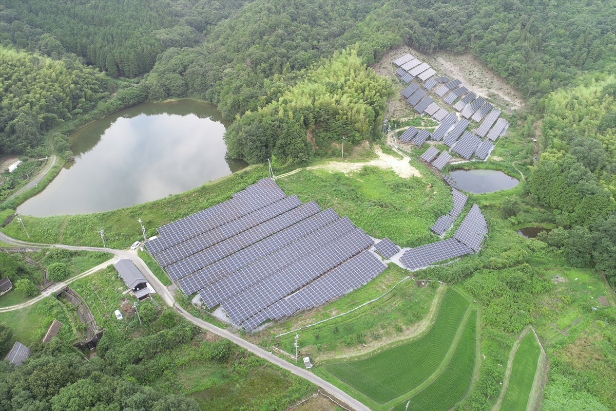 真備町市場第2ソーラー発電所建設工事