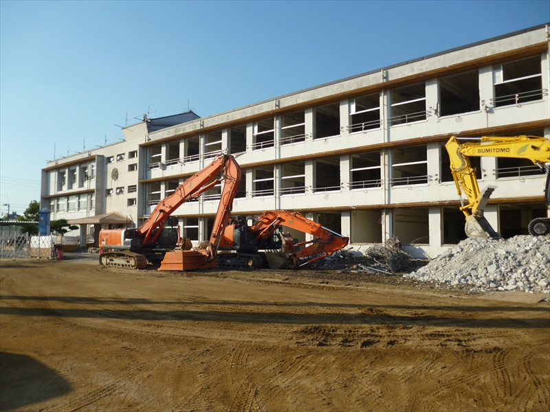 倉敷市立倉敷西小学校南校舎ほか解体工事