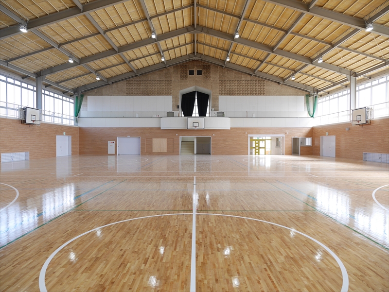 倉敷市立真備東中学校屋内運動場災害復旧修繕