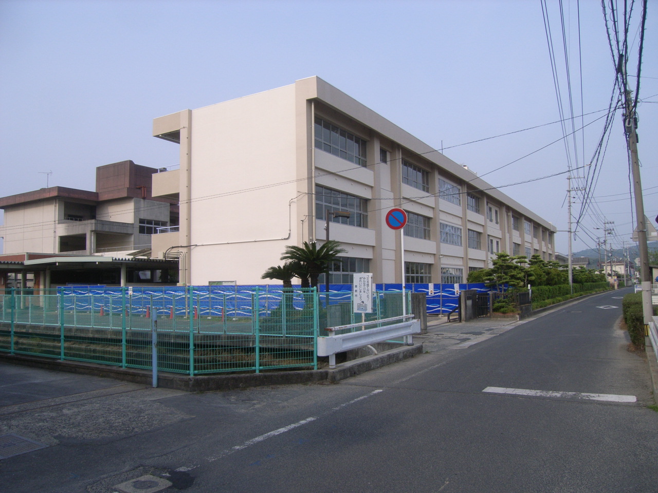 倉敷市立庄中学校耐震補強工事