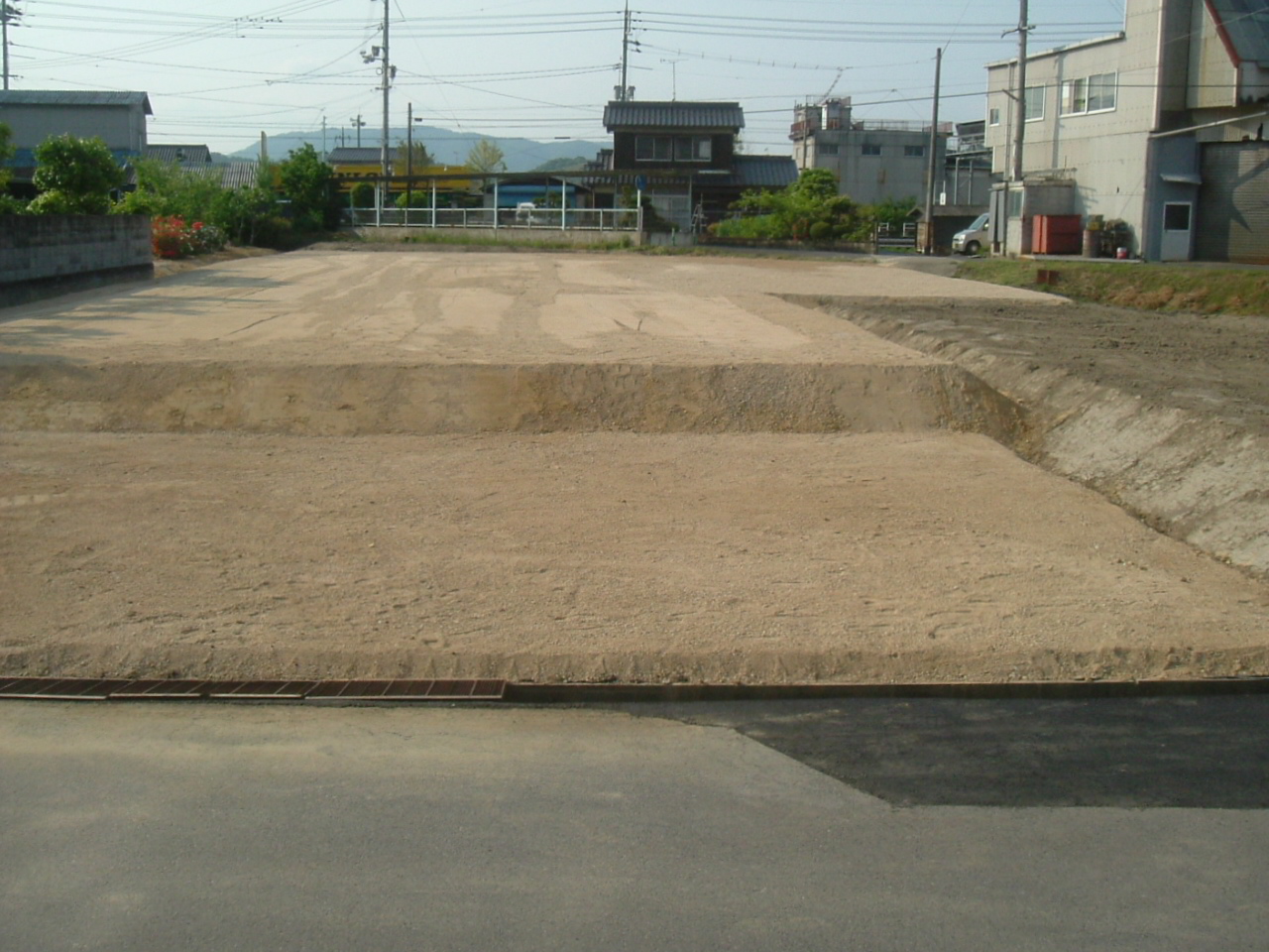 真備町川辺　宅地造成工事