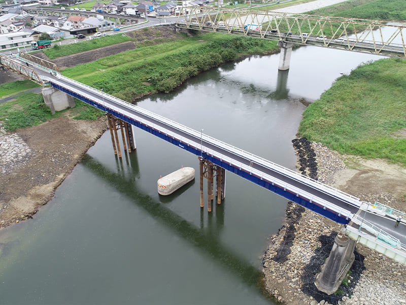 2-5-1 6-3-53 公共 道路災害復旧工事（令和5年災　川辺橋仮橋工）