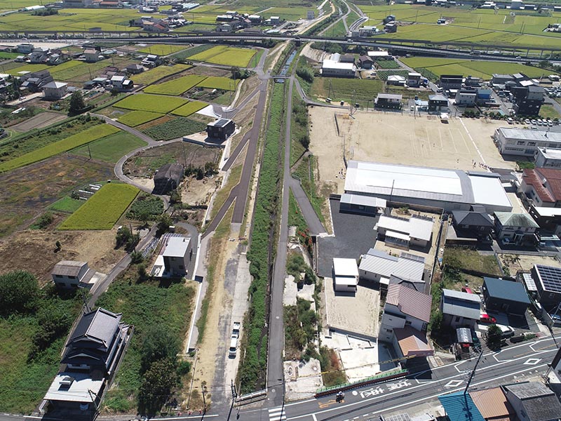 工事名：32-3-55 32-1- 公共 河川工事（築堤工その4）
