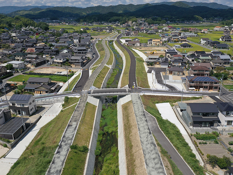 公共　河川工事（ごぜ橋下部工）