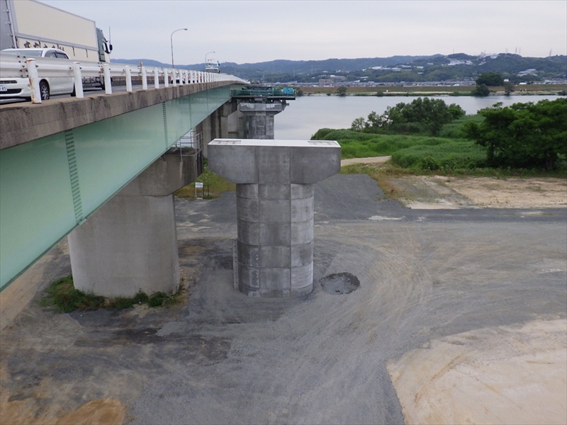倉敷立体高梁川大橋下部その８工事