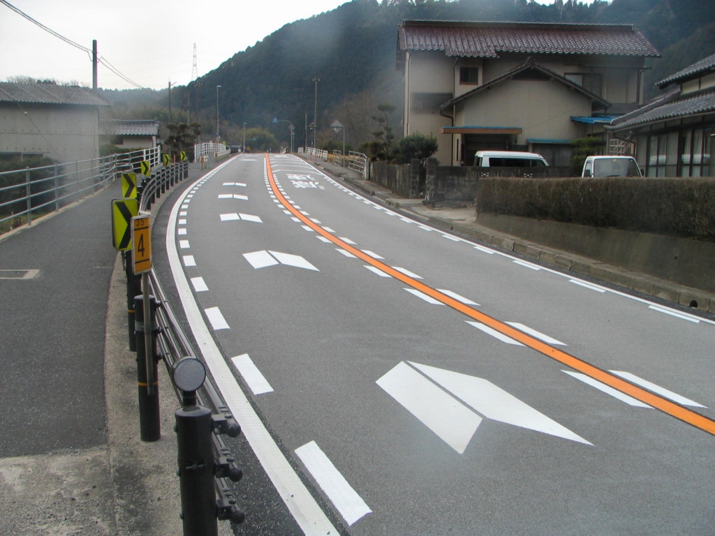 国道53号津山管内交差点改良工事