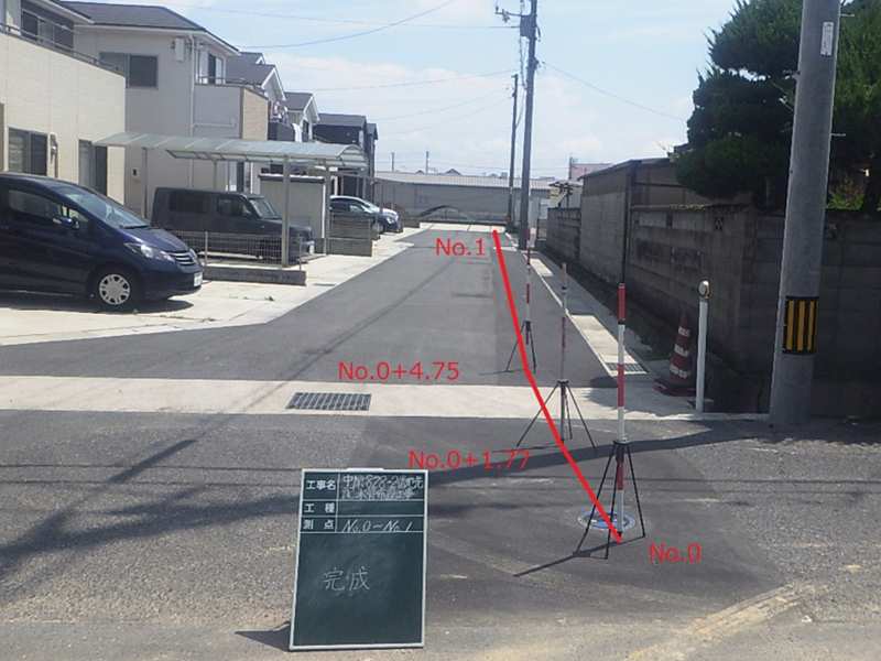 中原828-2番地先配水管布設工事