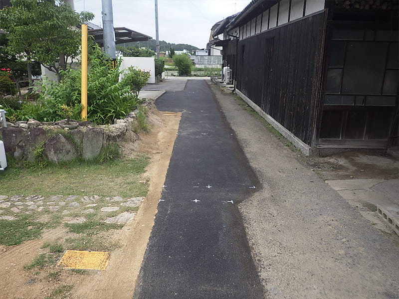 西郡480-3番地先配水管布設工事